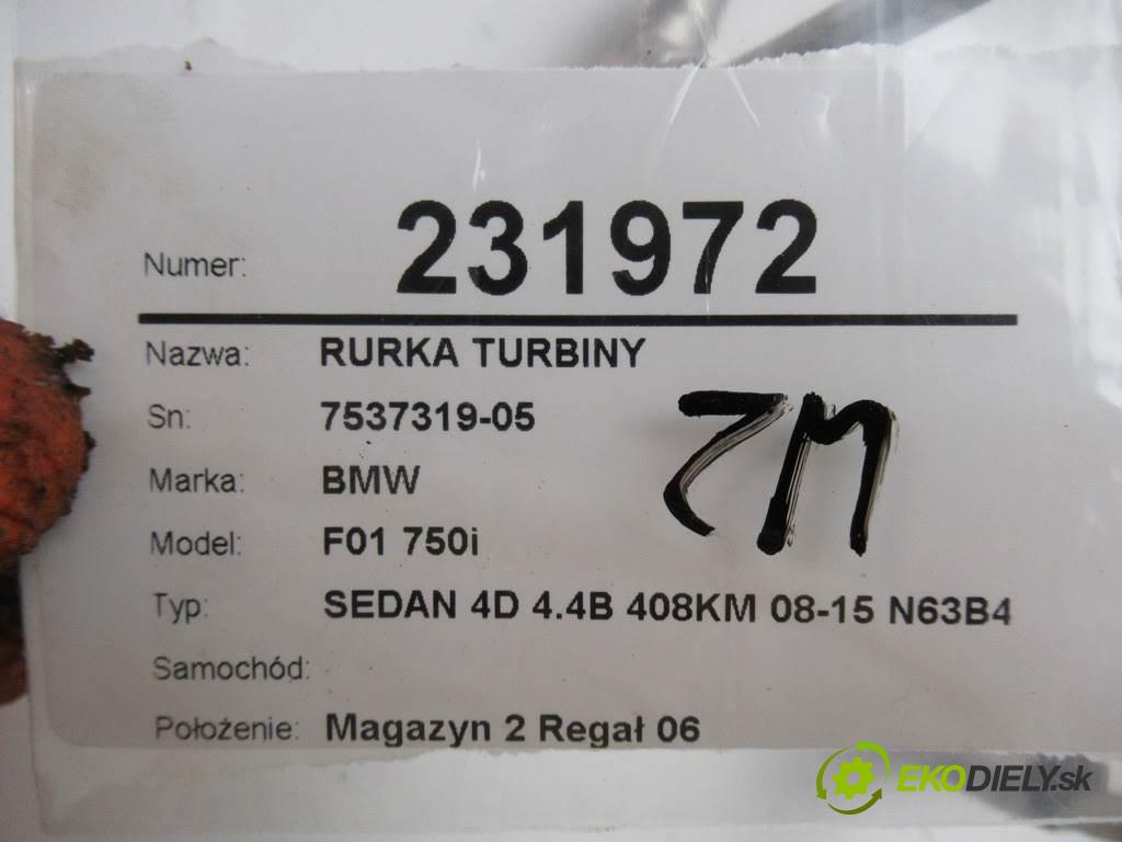 BMW F01 750i    SEDAN 4D 4.4B 408KM 08-15 N63B44A  rúrka turba  (Hadice)