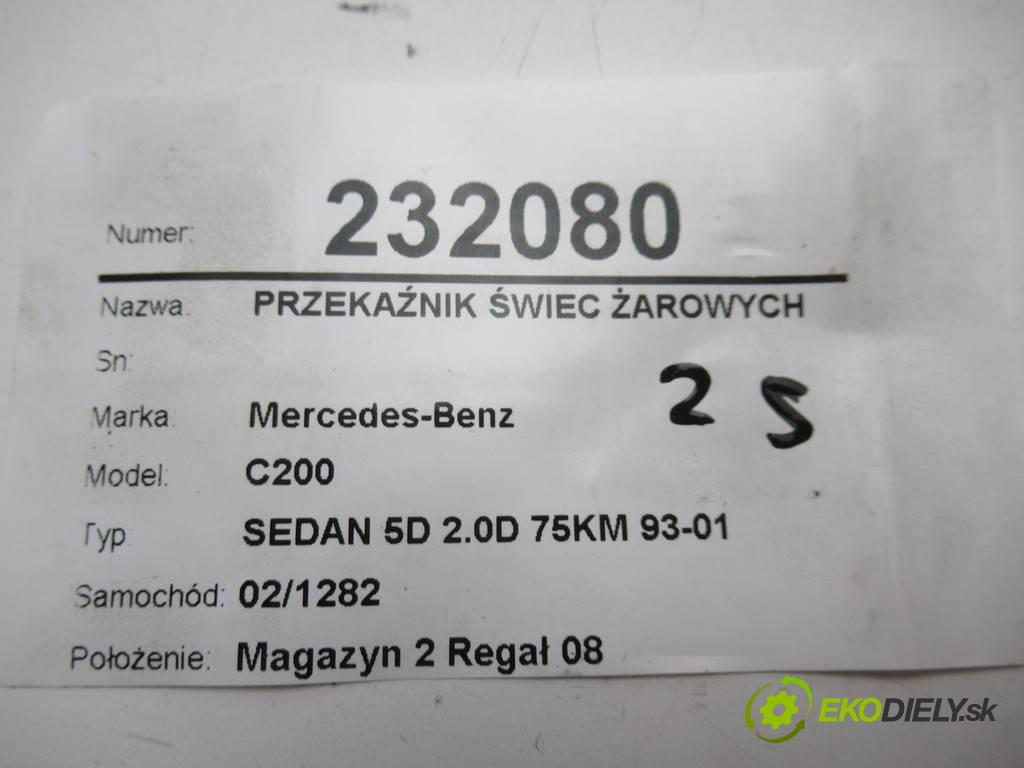 Mercedes-Benz C W202  1994  SEDAN 5D 2.0D 75KM 93-01 2000 relé sviečok žhavenia 0135454932 (Relé)