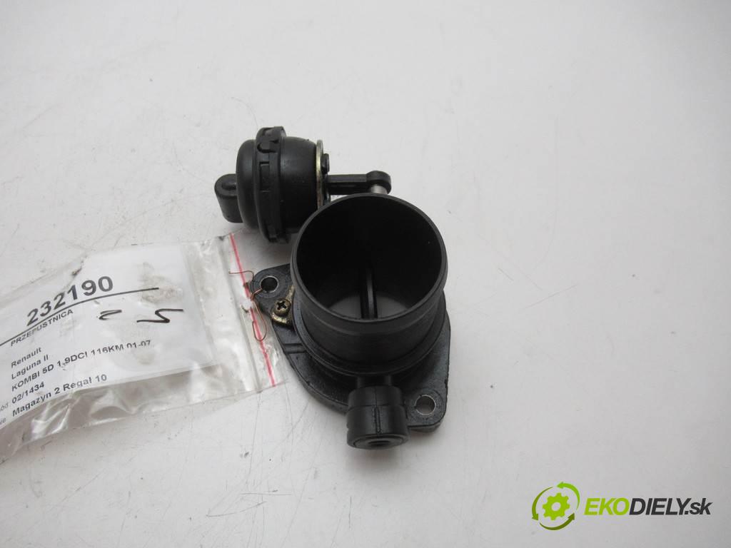 Renault Laguna II  2002 88 kw KOMBI 5D 1.9DCI 116KM 01-07 1900 Škrtiaca klapka  (Škrtiace klapky)