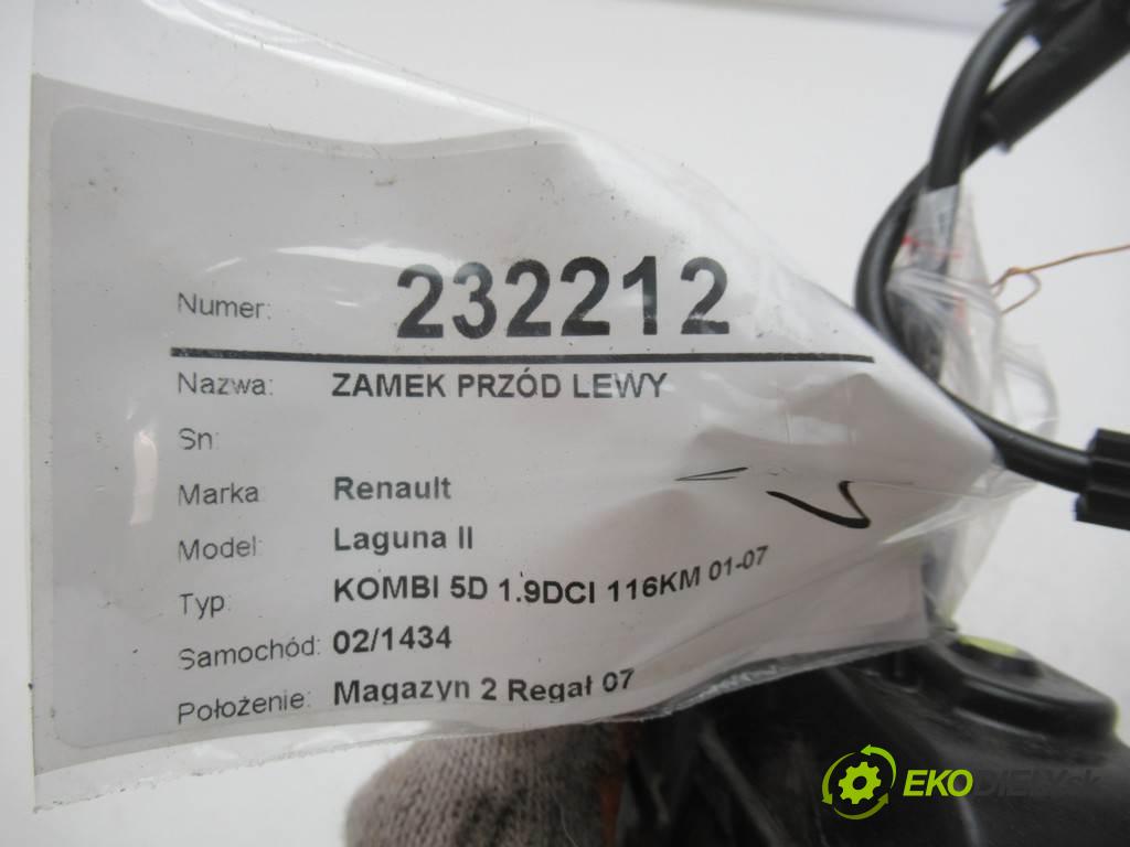 Renault Laguna II  2002 88 kw KOMBI 5D 1.9DCI 116KM 01-07 1900 zámok predný ľavy
