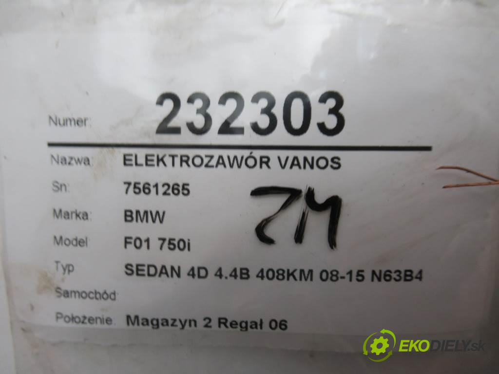 BMW F01 750i    SEDAN 4D 4.4B 408KM 08-15 N63B44A  magnetický ventil Vanos 7561265 (Ostatní)