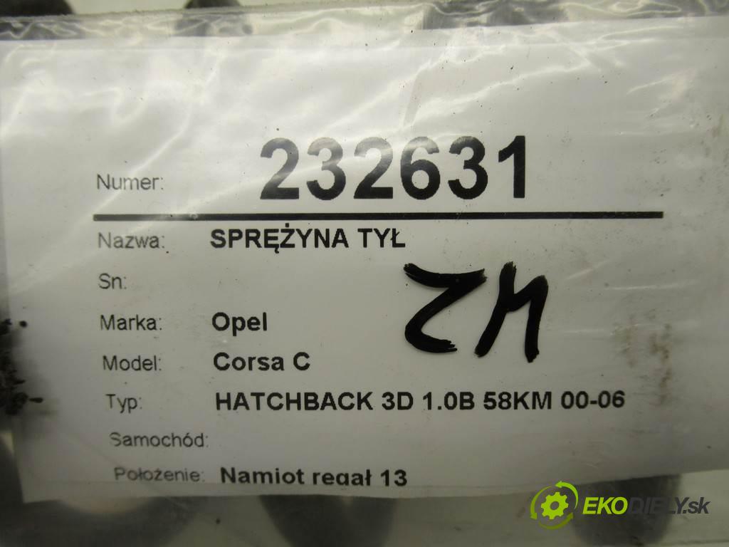 Opel Corsa C    HATCHBACK 3D 1.0B 58KM 00-06  pružina zadní část