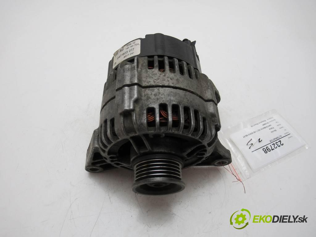 Skoda Fabia  2002  HATCHBACK 5D 1.4B 60KM 99-07 1400 Alternátor 043903017 (Alternátory)