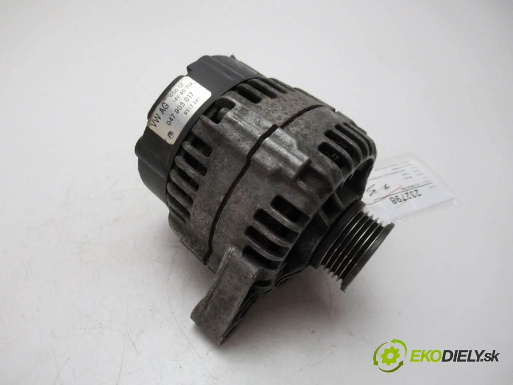 Skoda Fabia  2002  HATCHBACK 5D 1.4B 60KM 99-07 1400 Alternátor 043903017 (Alternátory)