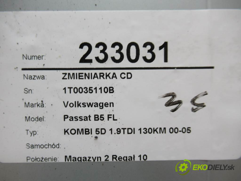Volkswagen Passat B5 FL    KOMBI 5D 1.9TDI 130KM 00-05  Menič CD 1T0035110B (CD meniče)