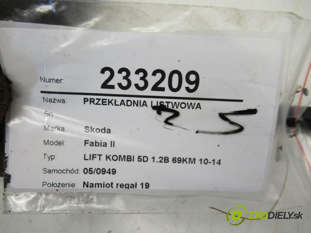 Skoda Fabia II  2014  LIFT KOMBI 5D 1.2B 69KM 10-14 1200 riadenie -  (Riadenia)