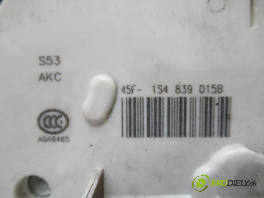 Skoda Fabia II  2014  LIFT KOMBI 5D 1.2B 69KM 10-14 1200 zámok zad ľavy 1S4839015B