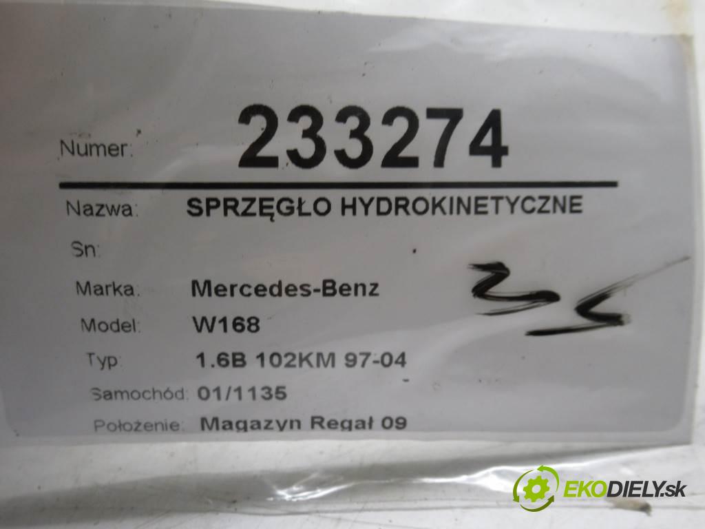 Mercedes-Benz W168  1998 75 kw 1.6B 102KM 97-04 1600 Spojková sada (bez ložiska) konvertor  (Ostatné)