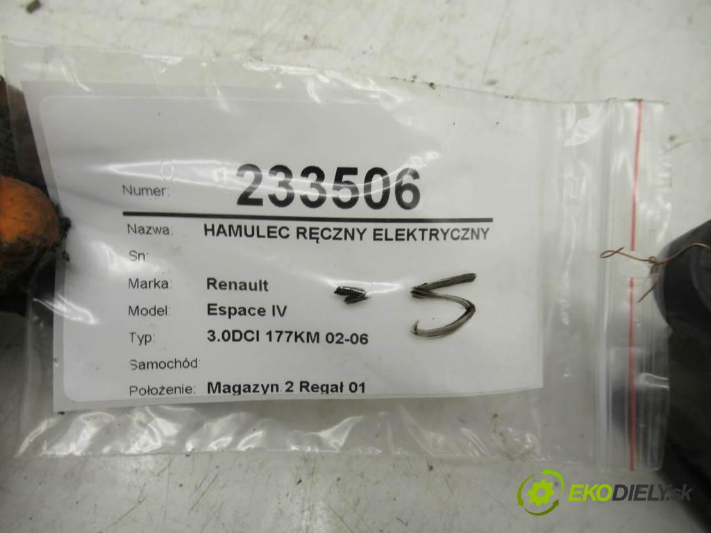 Renault Espace IV    3.0DCI 177KM 02-06  brzda ruční elektrický 8200418646 (Ruční brzdy)