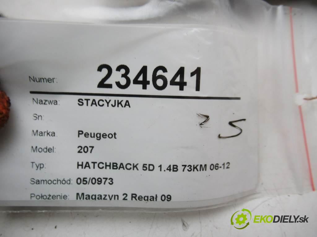 Peugeot 207  2008 54 kW HATCHBACK 5D 1.4B 73KM 06-12 1400 spínačka 36410600 (Spínací skříňky a klíče)