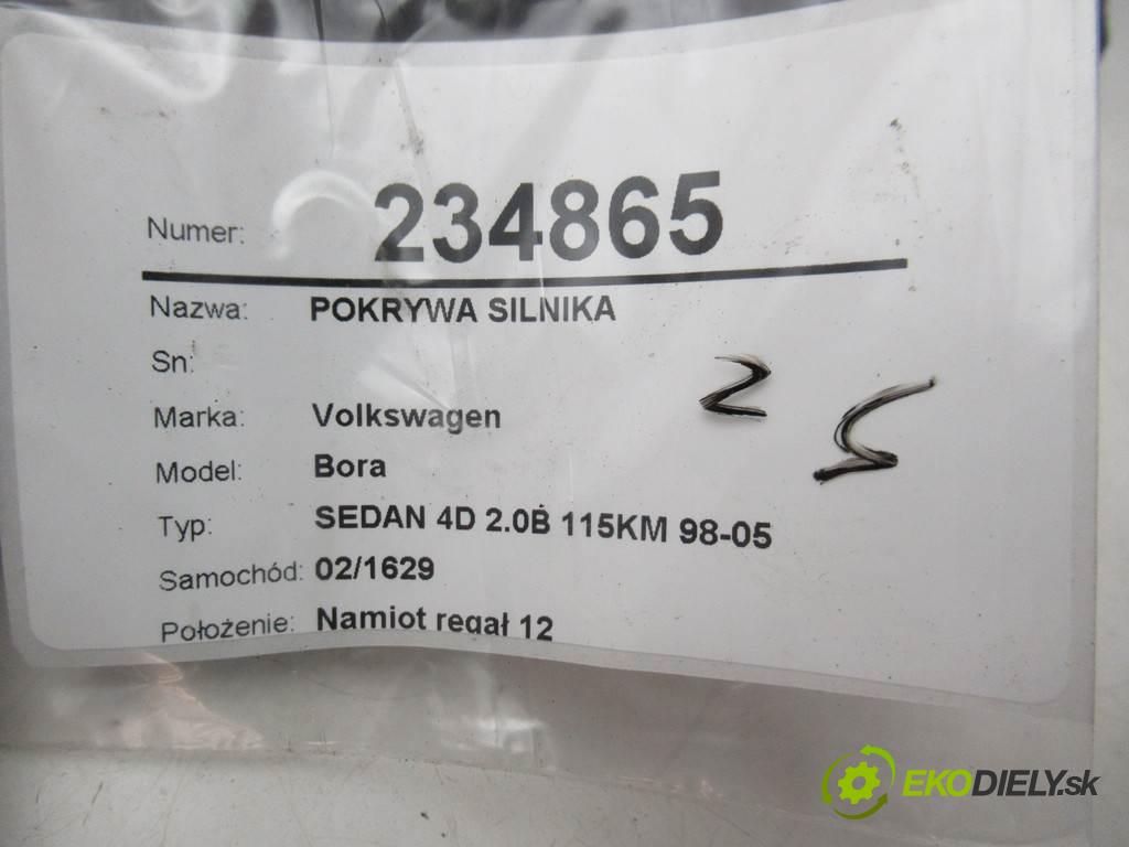 Volkswagen Bora  1999 85 kW SEDAN 4D 2.0B 115KM 98-05 2000 Kryt Motor 06A103925AJ (Kryty motora)