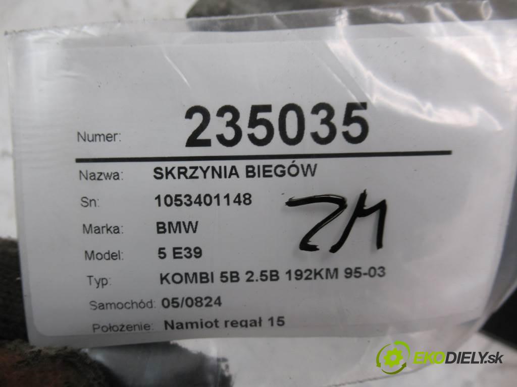 BMW 5 E39  2001 141 kw KOMBI 5B 2.5B 192KM 95-03 2500 převodovka - 1053401148 (Převodovky)