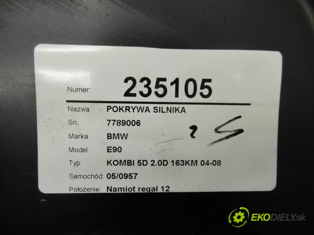 BMW E90  2005  KOMBI 5D 2.0D 163KM 04-08 2000 Kryt Motor 7789006 (Kryty motora)