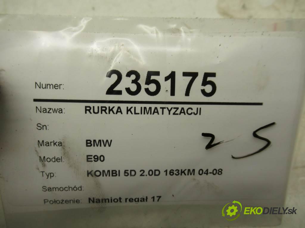 BMW E90    KOMBI 5D 2.0D 163KM 04-08  rúrka klimatizácie 6952992 (Rúrky klimatizácie)