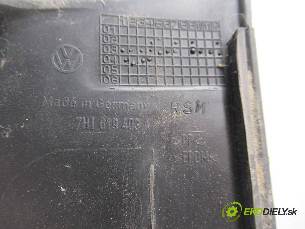 Volkswagen Transporter V T5  2004  MULTIVAN 2.5TDI 130KM 03-09 2500 Torpédo, plast pod čelné okno 7H1819403A (Torpéda)