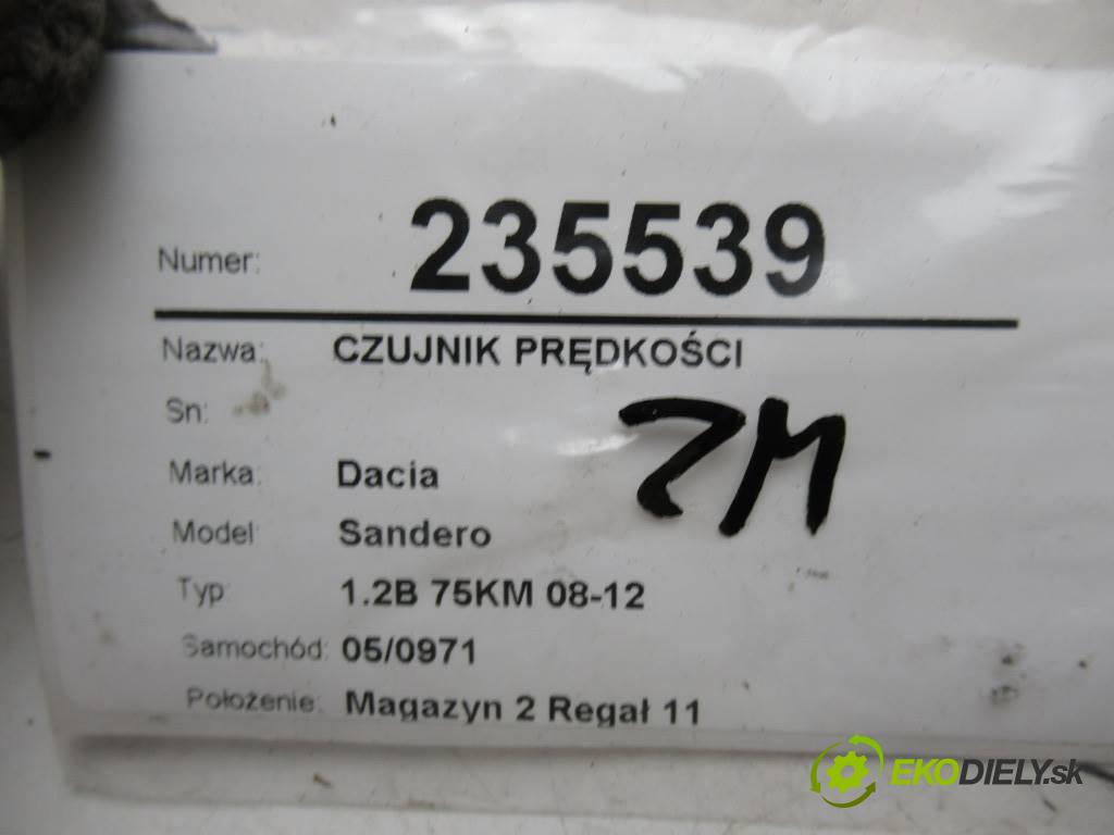 Dacia Sandero  2009 55 kW 1.2B 75KM 08-12 1149 Snímač rýchlosti 601986892R (Snímače)
