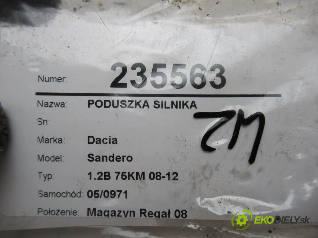 Dacia Sandero  2009 55 kW 1.2B 75KM 08-12 1149 AirBag Motor  (Držiaky motora)