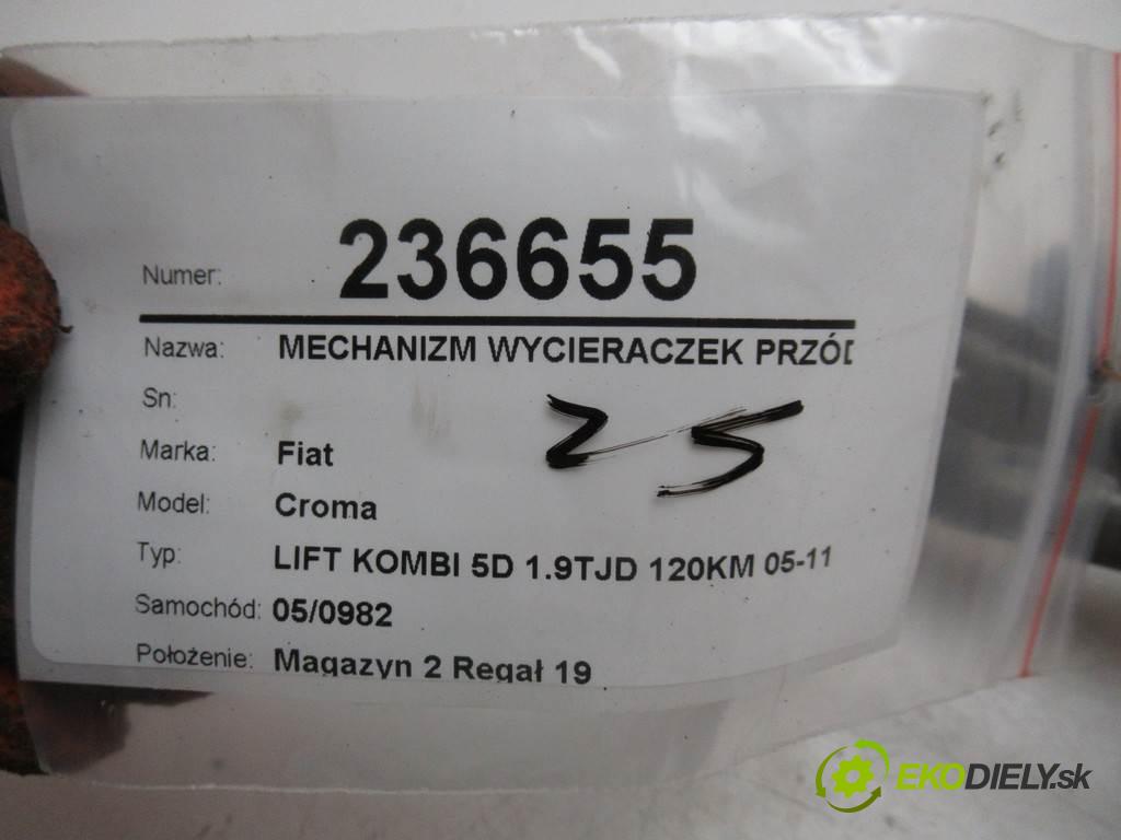 Fiat Croma  2010  LIFT KOMBI 5D 1.9TJD 120KM 05-11 1900 Mechanizmus stieračov predný 51708219 (Motorčeky stieračov predné)