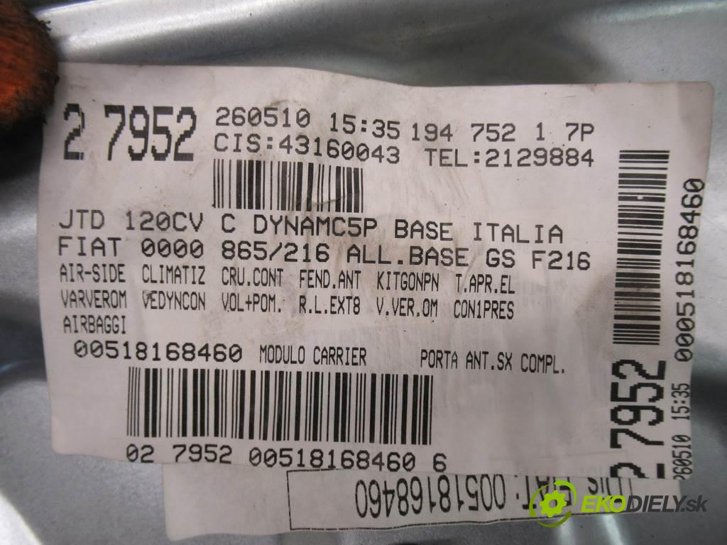 Fiat Croma  2010  LIFT KOMBI 5D 1.9TJD 120KM 05-11 1900 mechanismus okna přední část levý 51796694