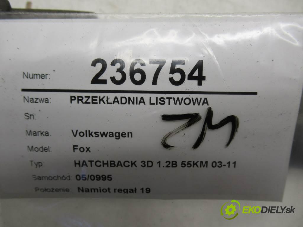 Volkswagen Fox  2006  HATCHBACK 3D 1.2B 55KM 03-11 1200 řízení - 5Z1423051B (Řízení)