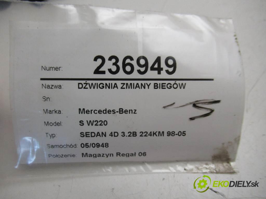 Mercedes-Benz S W220  2002 165 kW SEDAN 4D 3.2B 224KM 98-05 3200 Kulisa - - A2202673324 (Rýchlostné páky / kulisy)