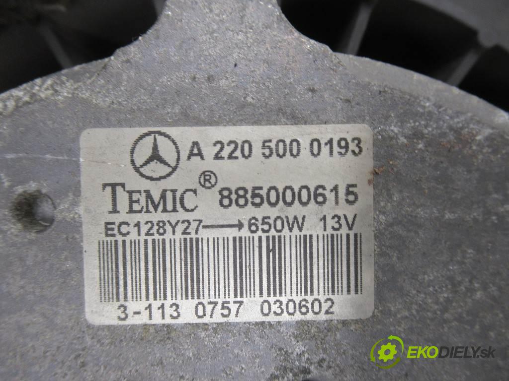 Mercedes-Benz S W220  2002 165 kW SEDAN 4D 3.2B 224KM 98-05 3200 Ventilátor chladiča A2205000193 (Ventilátory)