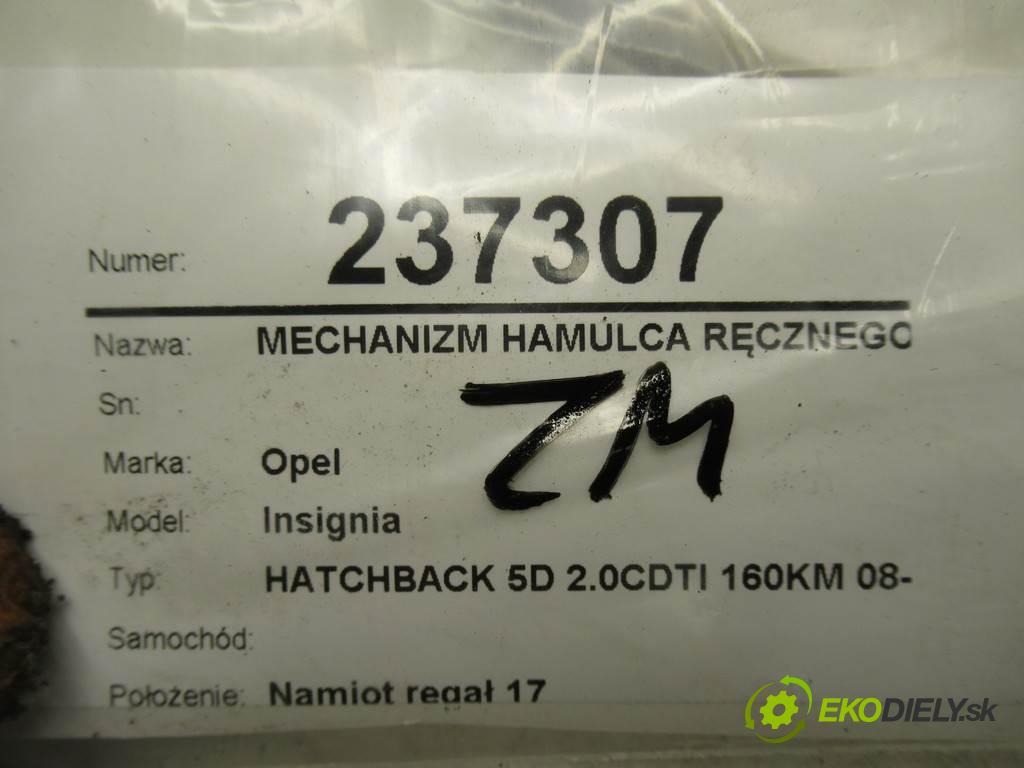 Opel Insignia    HATCHBACK 5D 2.0CDTI 160KM 08-13  mechanismus brzdy ruční brzdy 13310023 (Ruční brzdy)