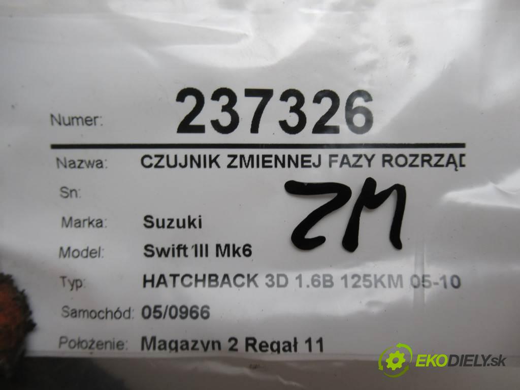 Suzuki Swift III Mk6  2007 92 kW HATCHBACK 3D 1.6B 125KM 05-10 1600 Snímač variabilný fázy -  (Snímače)