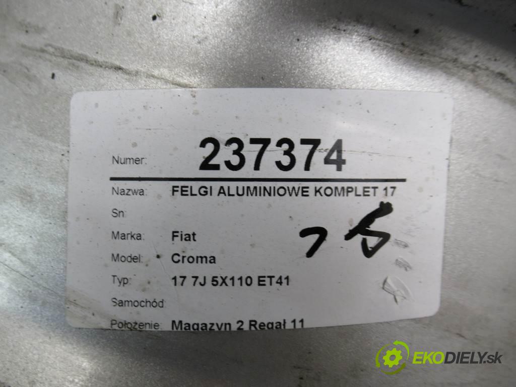 Fiat Croma    17 7J 5X110 ET41  disky hlinikové - 17  (Hliníkové)