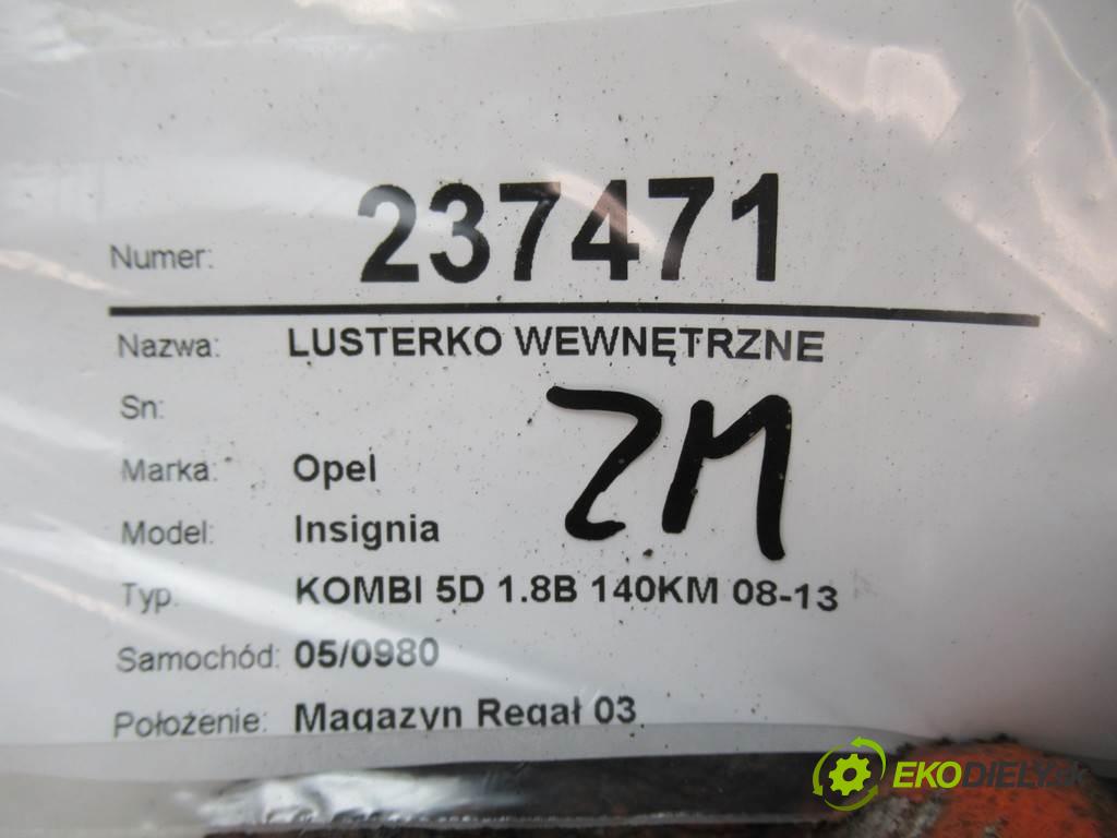 Opel Insignia  2009  KOMBI 5D 1.8B 140KM 08-13 1800 Spätné zrkadlo vnútorné 13503051 (Spätné zrkadlá vnútorné)