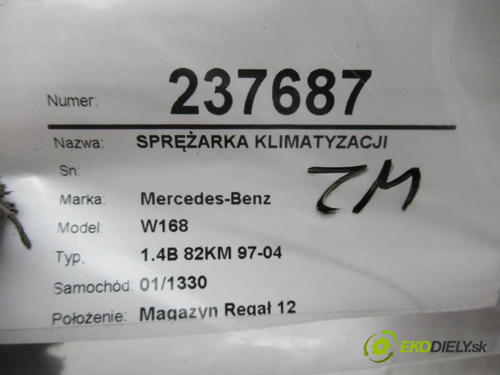 Mercedes-Benz W168  1999  1.4B 82KM 97-04 1400 Kompresor klimatizácie 447200-9764 (Kompresory klimatizácie)