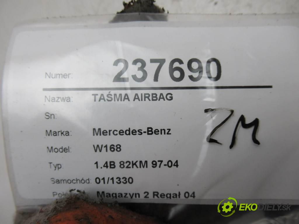 Mercedes-Benz W168  1999  1.4B 82KM 97-04 1400 Krúžok, slimák airbag 0015423918 (Airbagy)