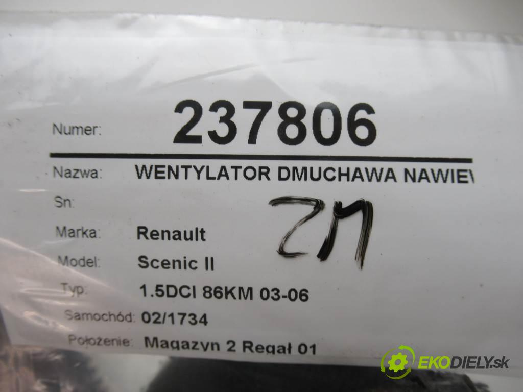Renault Scenic II  2004 74 kW 1.5DCI 86KM 03-06 1500 Ventilátor ventilátor kúrenia N100103S (Ventilátory kúrenia)