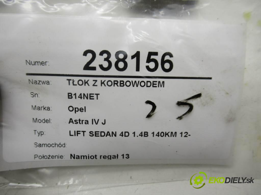 Opel Astra IV J    LIFT SEDAN 4D 1.4B 140KM 12-  piest - ojnica B14NET  (Piesty)