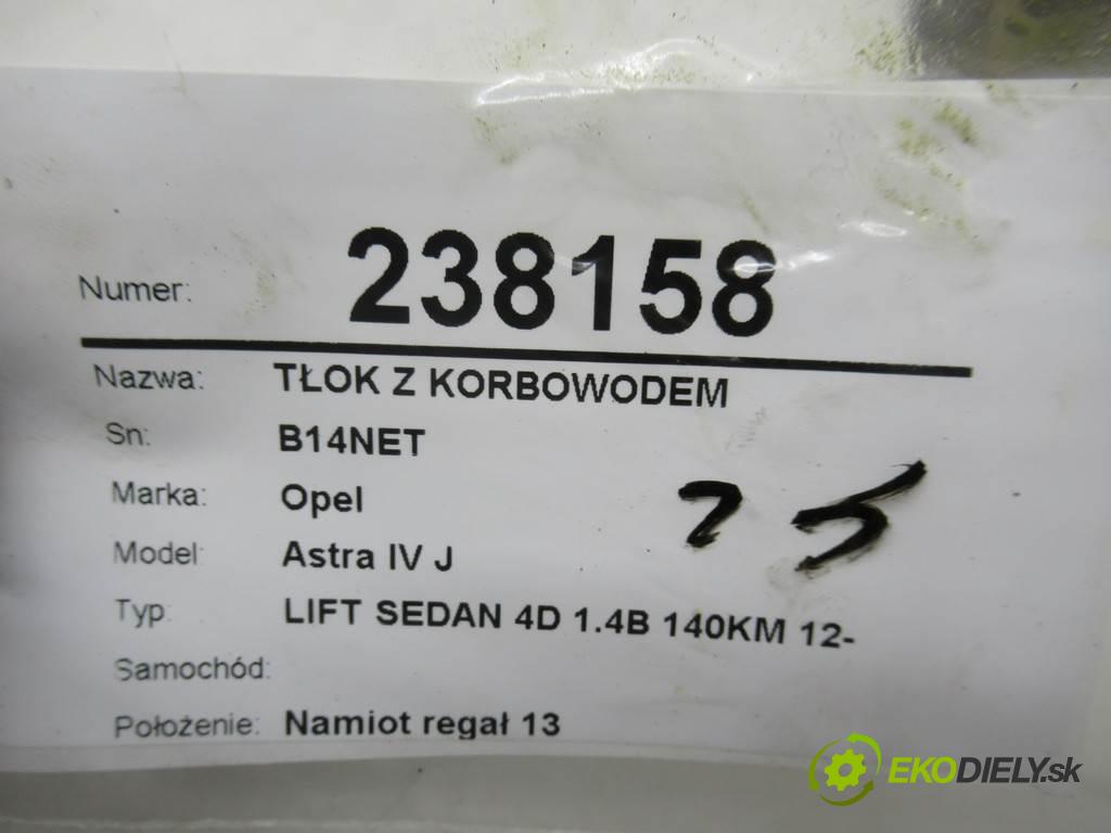 Opel Astra IV J    LIFT SEDAN 4D 1.4B 140KM 12-  piest - ojnica B14NET  (Piesty)