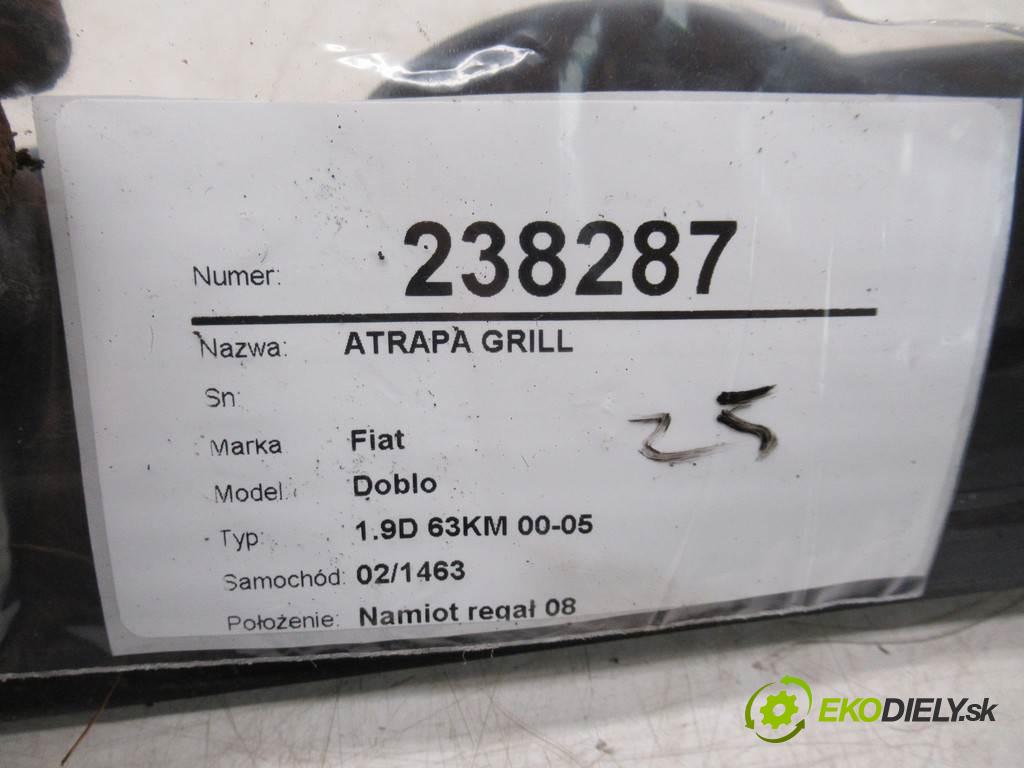 Fiat Doblo  2003  1.9D 63KM 00-05 1900 mřížka maska 735268388 (Mřížky (masky) chladičů)