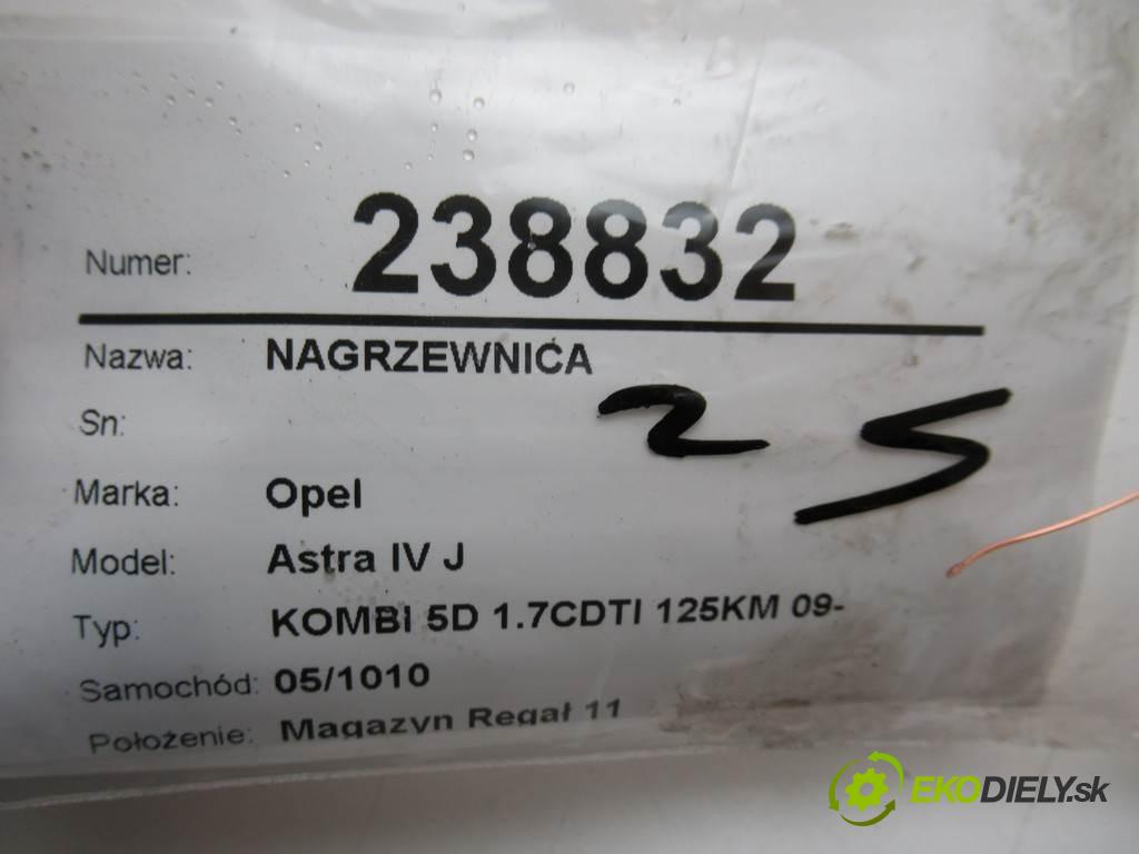 Opel Astra IV J  2011  KOMBI 5D 1.7CDTI 125KM 09- 1700 Výhrevné teleso, radiátor kúrenia  (Radiátory kúrenia)