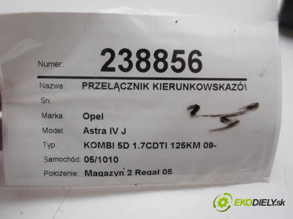 Opel Astra IV J  2011  KOMBI 5D 1.7CDTI 125KM 09- 1700 Prepínač smeroviek 20941129 (Prepínače, spínače, tlačidlá a ovládače kúrenia)