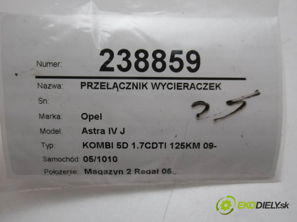 Opel Astra IV J  2011  KOMBI 5D 1.7CDTI 125KM 09- 1700 Prepínač stieračov 20941131 (Prepínače, spínače, tlačidlá a ovládače kúrenia)