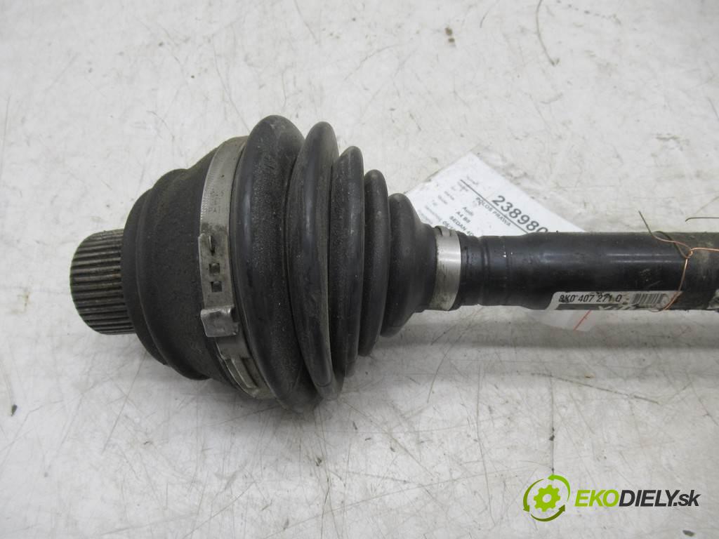 Audi A4 B8  2009  SEDAN 4D 2.0TDI 120KM 08-15 2000 Poloos pravá 8K0407271Q (Poloosy)