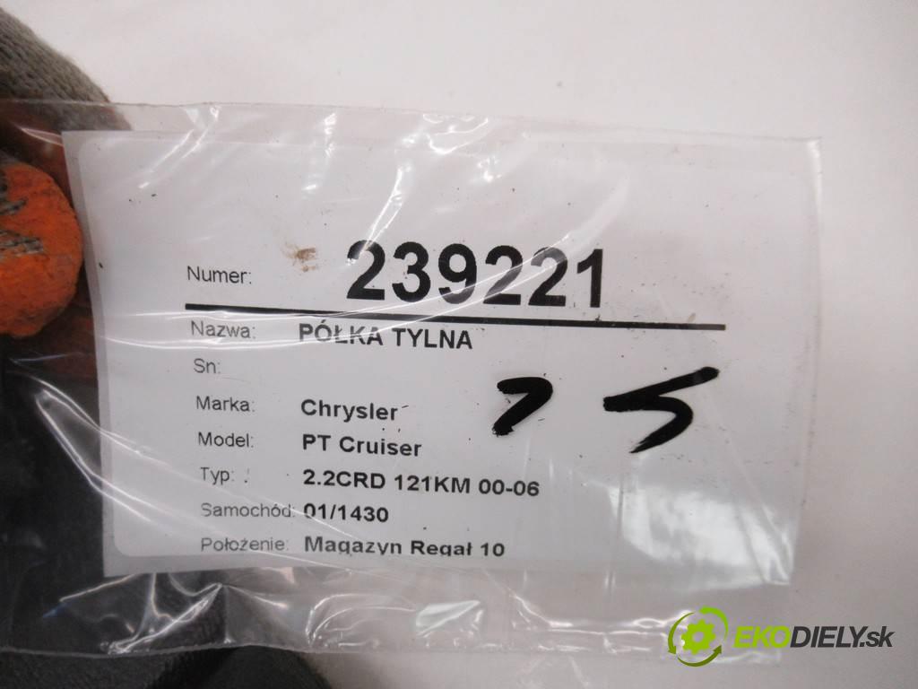 Chrysler PT Cruiser  2002  2.2CRD 121KM 00-06 2200 Pláto zadná  (Pláta zadné)