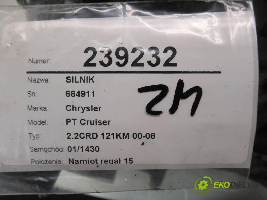 Chrysler PT Cruiser  2002  2.2CRD 121KM 00-06 2200 motor 664911 (Motory (kompletní))