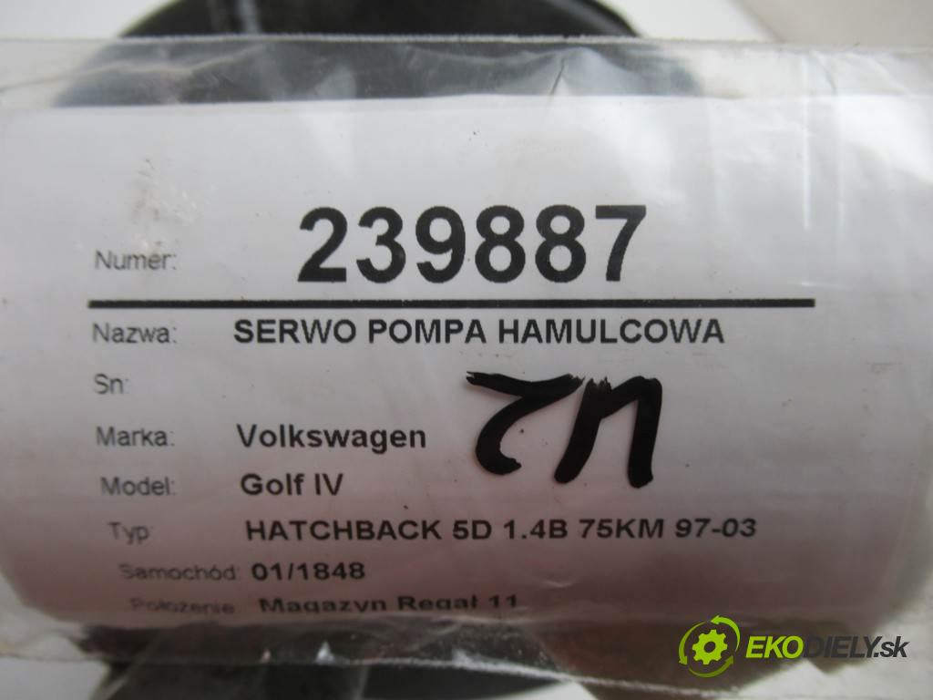Volkswagen Golf IV  1999 55 kW HATCHBACK 5D 1.4B 75KM 97-03 1400 Posilovač Pumpa brzdová  (Posilňovače bŕzd)