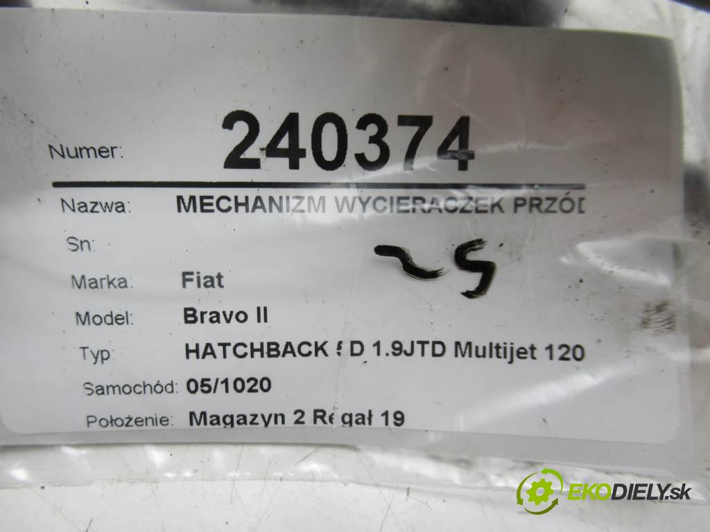 Fiat Bravo II  2010  HATCHBACK 5D 1.9JTD Multijet 120KM 07-14 1910 Mechanizmus stieračov predný MS159200-8650 (Motorčeky stieračov predné)