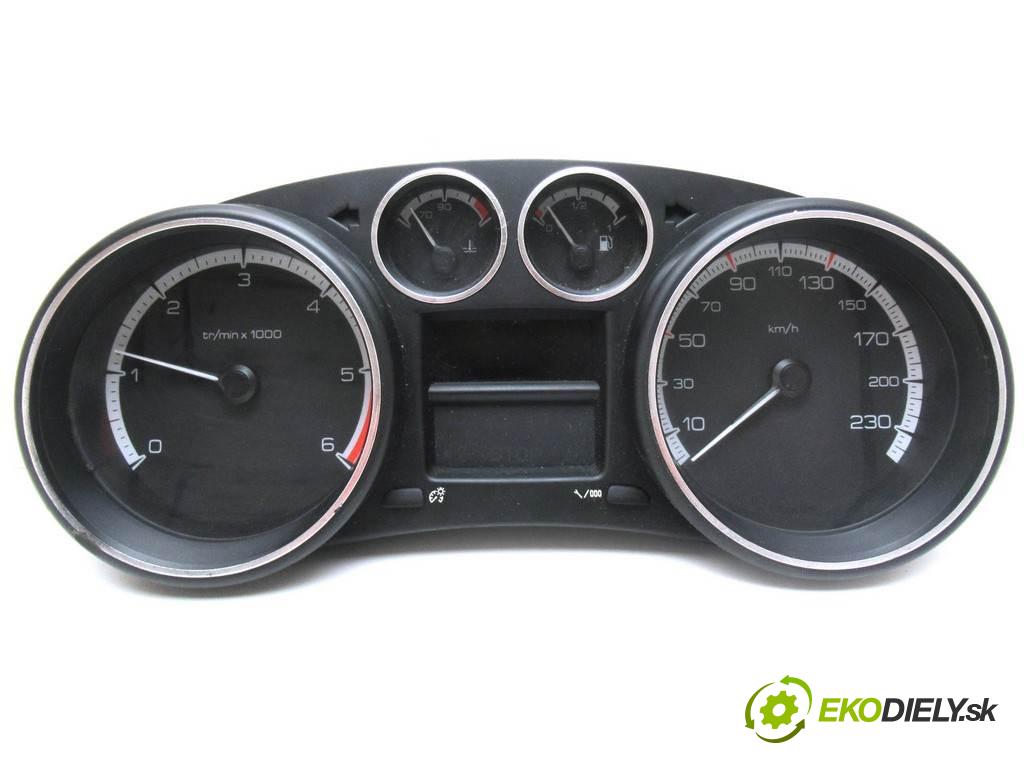 Peugeot 308  2007  HATCHBACK 5D 1.6HDI 90KM 07-13 1600 Prístrojovka 9665107480 (Prístrojové dosky, displeje)