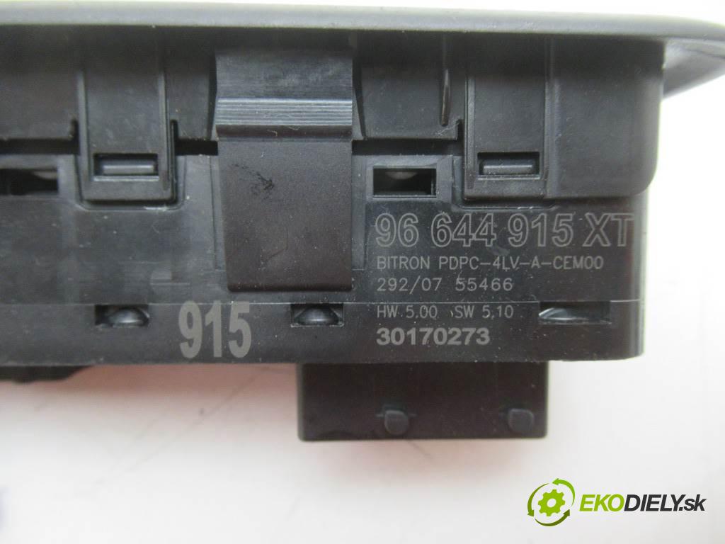 Peugeot 308  2007  HATCHBACK 5D 1.6HDI 90KM 07-13 1600 Prepínač okien 96644915XT (Prepínače, spínače, tlačidlá a ovládače kúrenia)
