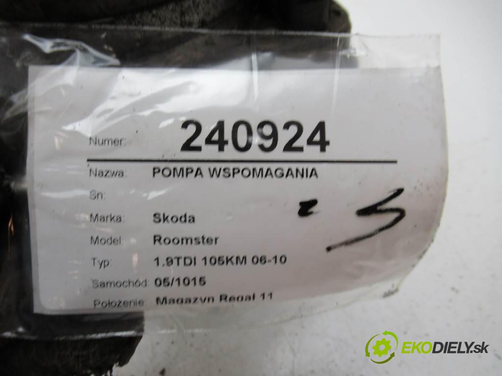 Skoda Roomster  2007  1.9TDI 105KM 06-10 1900 Pumpa servočerpadlo 6Q0423156AB (Servočerpadlá, pumpy riadenia)