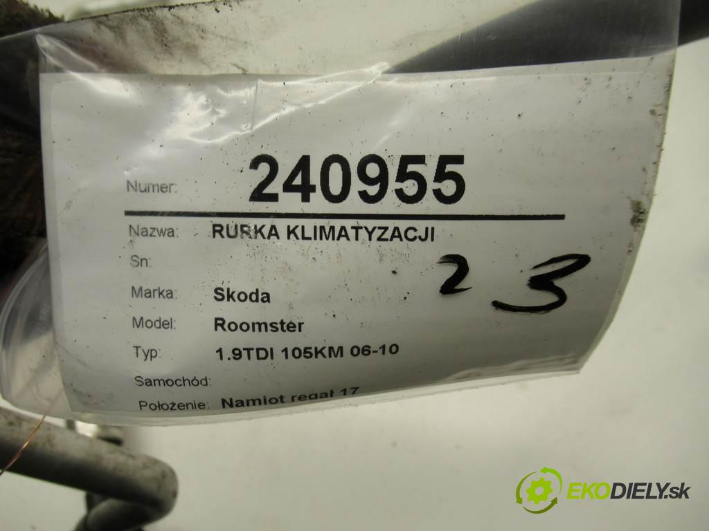 Skoda Roomster    1.9TDI 105KM 06-10  rúrka klimatizácie  (Rúrky klimatizácie)