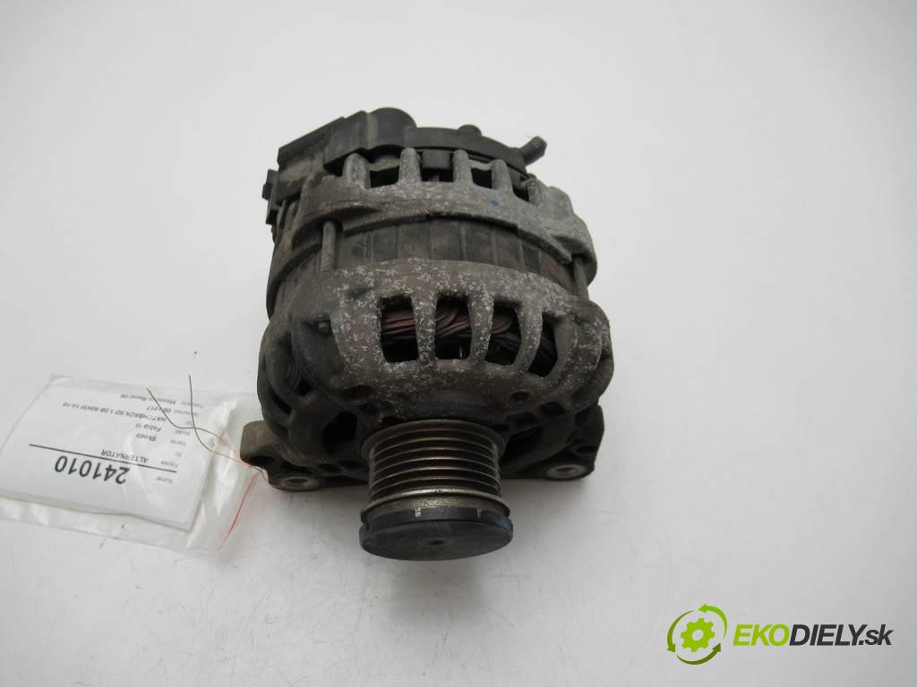 Skoda Fabia III  2016  HATCHBACK 5D 1.0B 60KM 14-18 1000 Alternátor 04C903023J (Alternátory)
