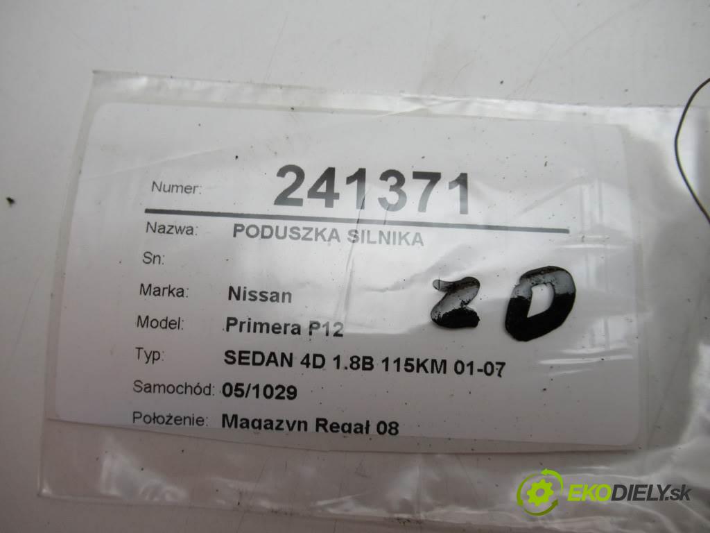 Nissan Primera P12  2003  SEDAN 4D 1.8B 115KM 01-07 1800 AirBag Motor  (Držiaky motora)